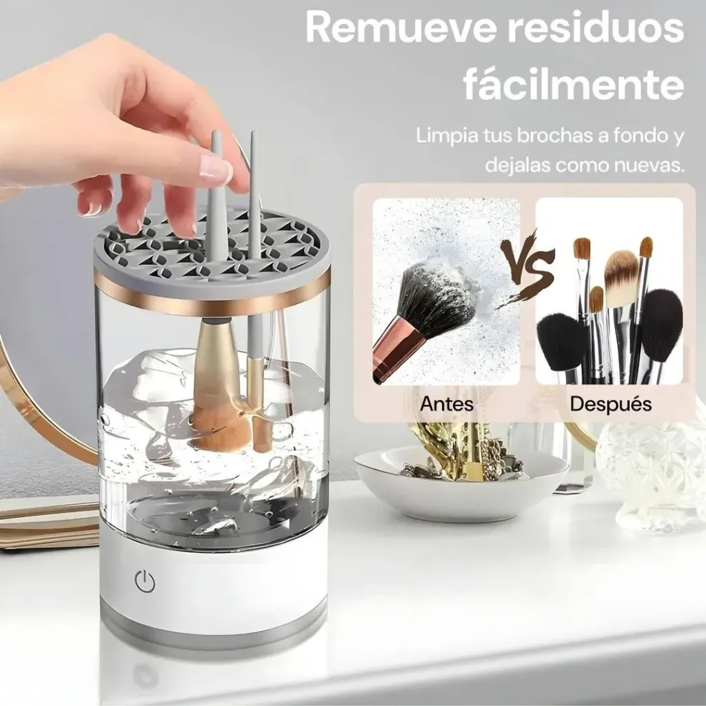 LIMPIADOR BROCHAS MAQUILLAJE - MAKEUP BRUSH CLEANER LS-116