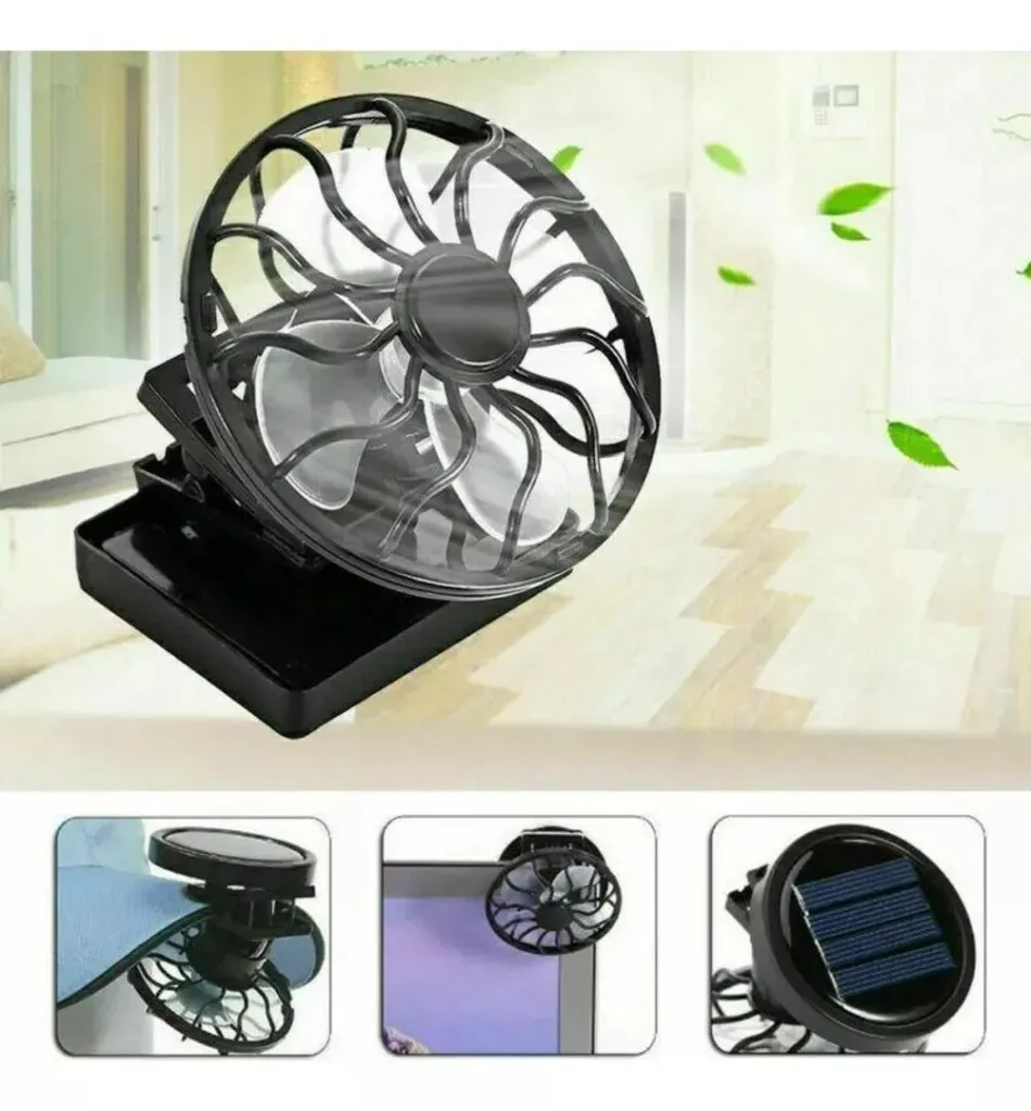 [a5f502] MINI VENTILADOR SOLAR GORRAS O SOMBREROS - SOLAR FAN