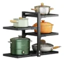 ESTANTE ORGANIZADOR OLLAS Y TAPAS METALICO GRANDE