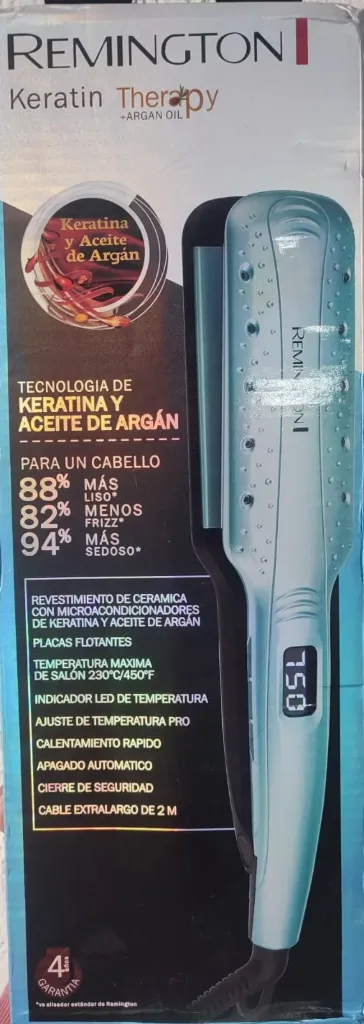 PLANCHA REMINGTON KERATINA ARGAN OIL