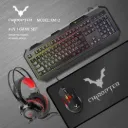 SET COMBO GAMER 4 EN 1 - KM12