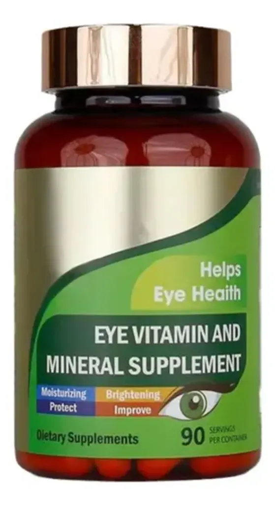 SUPLEMENTO DE VITAMINAS Y MINERALES PARA OJOS x90 CAPSULAS EYE VITAMIN AND MINERAL