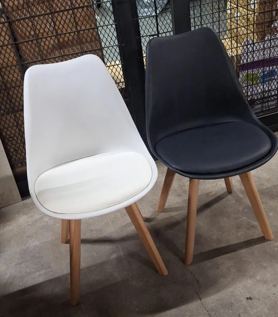SILLA MODERNA COMEDOR MADERA COMPACTA