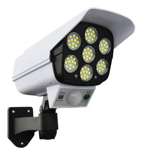 LAMPARA LED PANEL SOLAR SENSOR DE MOVIMIENTO TIPO CAMARA 2178T