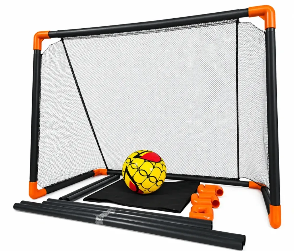 [CF7] KIT CANCHA PORTERIA DE FUTBOL ARCOS ARMABLES FIFA WORLD