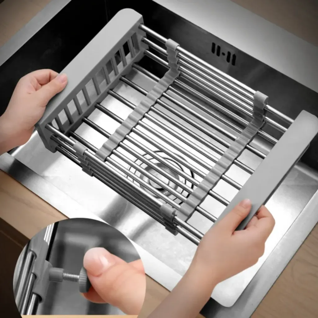ESCURRIDOR METALICO - MULTIFUNCTIONAL DRAINAGE BASKET - SUS 304
