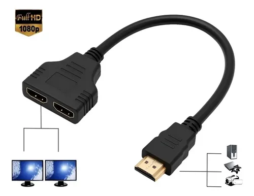 CABLE ADAPTADOR Y HDMI 2 MONITORES - YANPO - JV-Y-HDTV