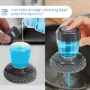 DISPENSADOR LAVA PLATOS CON ESPOJA