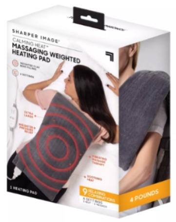 MANTA TERMICA MASAJEADORA COBIJA - MASSAGING WEIGHTED HEATING PAD - HP-1728