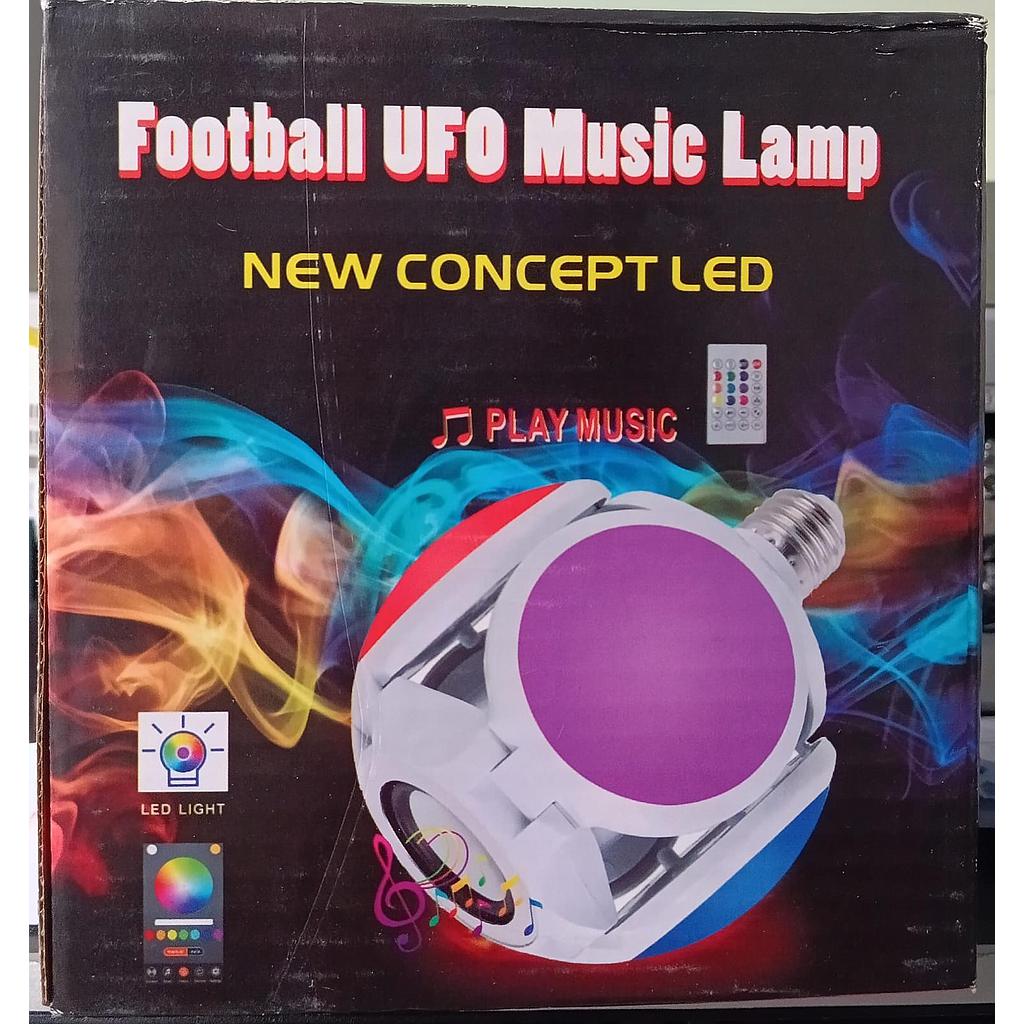 BOMBILLO PARLANTE ASPAS RGB - FOOTBALL UFO MUSIC LAMP - CP007
