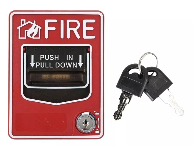 BOTON PANICO - ESTACION MANUAL CONTRA INCENDIOS - FIRE - EMUL-24CE