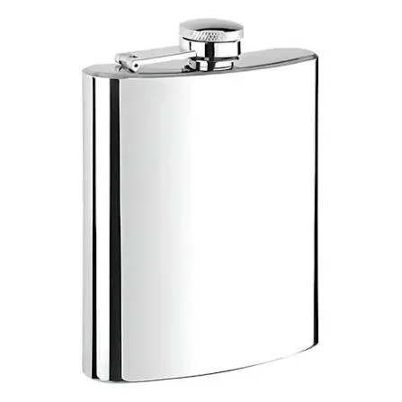 WHISKERA PERSONAL CANTIMPLORA DE ACERO INOXIDABLE 8 OZ LICORERA STAINLESS STEEL HIP FLASK