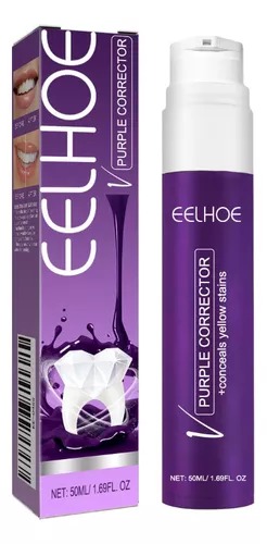 [CED-SAL-039] CREMA DENTAL BLANQUEADORA DIENTES - PURPLE CORRECTOR  - EELHOE - 50 ml