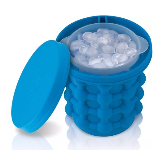 RECIPIENTE HIELO SILICONADO - ICE CUBE MAKER GENIE -