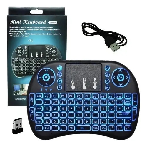 MINI TECLADO INALAMBRICO - CONTROL SMART TV - MINI KEYBOARD - JV-TCA